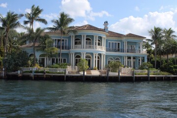 Fort Lauderdale House. Stunning Architecture on the Intracoastal Waterway in Florida