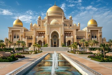Magnificent Qasr Al Watan Presidential Palace in Abu Dhabi, UAE: A Stunning Architectural Marvel
