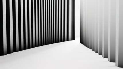 Obraz premium Black-White Minimalist Abstract Backgrounds (Line Division): Sleek, Clean Visuals for Timeless Professional & Creative Designs Elevate your projects with black-white minimalist abstract backgrounds de