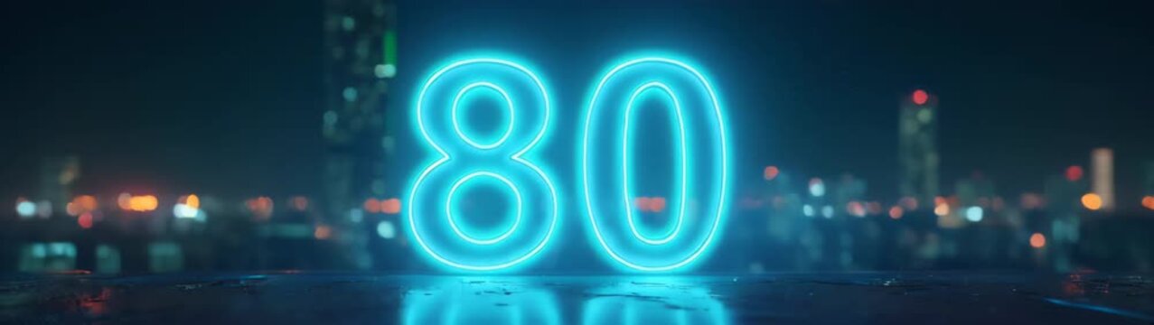 Neon sign 80