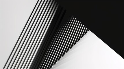 Obraz premium Black-White Minimalist Abstract Backgrounds (Line Division): Sleek, Clean Visuals for Timeless Professional & Creative Designs Elevate your projects with black-white minimalist abstract backgrounds de