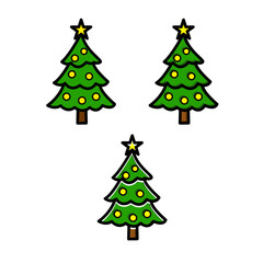 Three-Tiered Christmas Tree With Star
