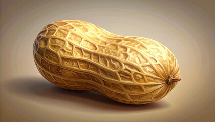 Obraz premium Whole shelled and split peanut kernel on white background for editorial agricultural education culinary ingredient and food anatomy-themed visuals