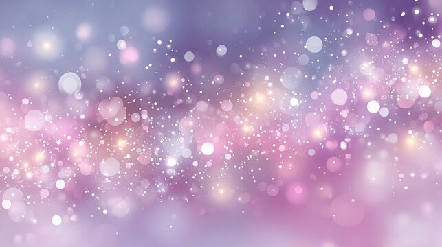 Purple and pink gradient background with soft white and pink bokeh lights abstract pastel glow festive backdrop for greeting cards web banners social media headers wallpapers and product mockups
