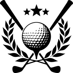 Golf Championship Emblem vector graphcis