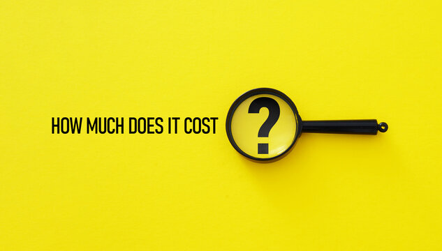 How much does it cost - financial and business concept. Cost of goods sold COGS