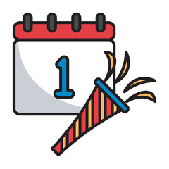 New Year Illustration