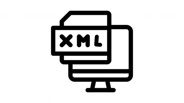 xml minimalist stroke animation