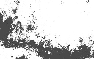 Old blank white grunge ripped torn posters crumpled paper background wall empty space for text. Vector Illustration. Black isolated on white. EPS10.