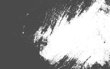 Old blank white grunge ripped torn posters crumpled paper background wall empty space for text. Vector Illustration. Black isolated on white. EPS10.