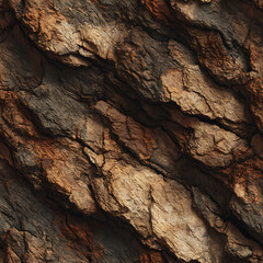 Obraz premium Tree Bark Texture Tile Seamless Pattern