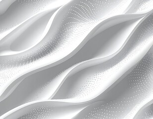 Abstract white wavy textured design