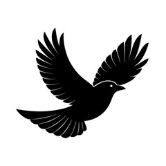 Bird Descending – Graceful Flight Toward Earth