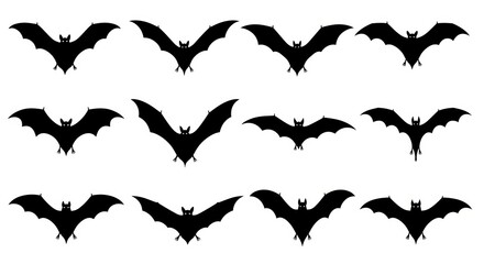 Silhouette Bats Halloween