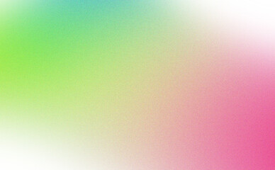 Vibrant gradient pixelated texture with abstract color transition from green to pink