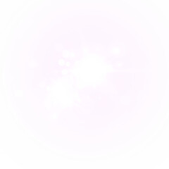 A vibrant purple background featuring a bright white light emerging from it