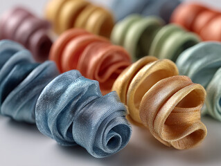 Hair Loops Curlers Satin Arranged Fabric Heatless