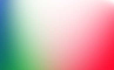 Abstract mosaic gradient of deep blue green and red colors forms a dynamic visual pattern