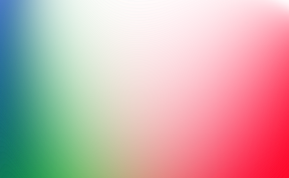 Abstract mosaic gradient of deep blue green and red colors forms a dynamic visual pattern