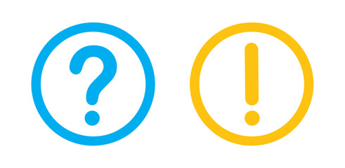 SYMBOLES POINT D'EXCLAMATION POINT ET D'INTERROGATION