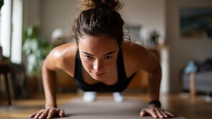 Fototapeta premium Woman doing yoga pose