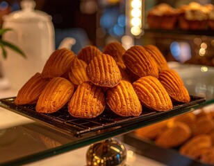 A display of madeleines