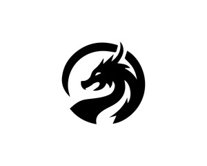 Dragon head vector