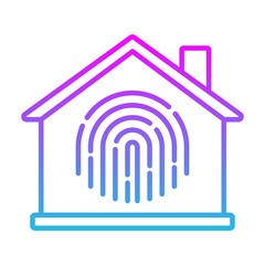 Fingerprint Scan Icon