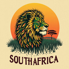 illustration of lion