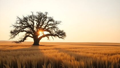 Ancient Oak Tree Symbolizing Longevity