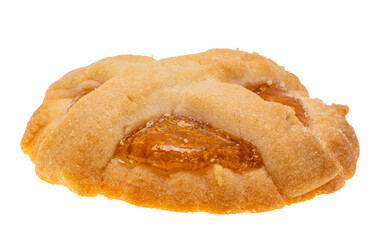 Italian cookies with jam isolated