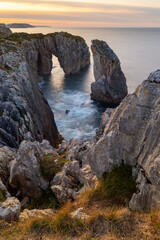 Costa y acantilado asturiano