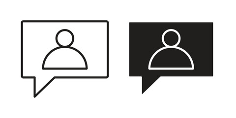 Followers icon vector sign symbol