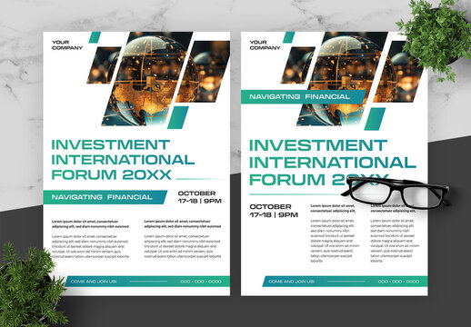 Green Black International Investment Flyer