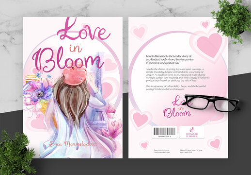 Pink Black Contemporary Romance Book Cover