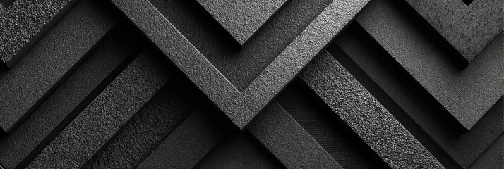 Intricate Patterns of Straight Lines and Tapping Shadows Create a Dramatic Visual Texture Experience