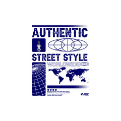 Fototapeta premium authentic street style vintag...