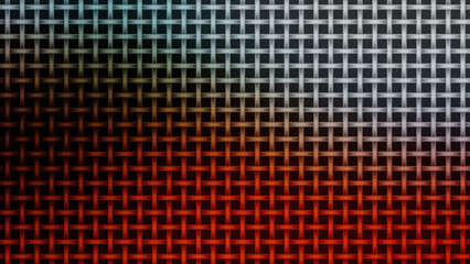 Decorative Wire Netting with a Uniform, Checked Arrangement. Graphic Background Illustrating Structure and Order, Suitable for Business and Technical Presentations