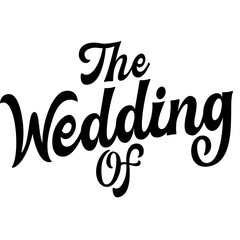 The Wedding Hand Lettering