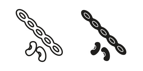 Fototapeta premium Legume icon vector sign symbol