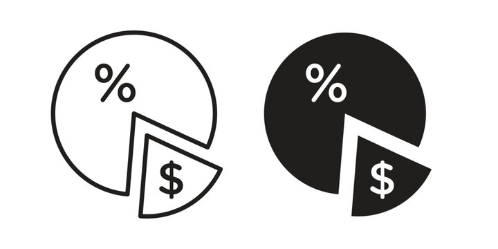 Margin icon vector sign symbol