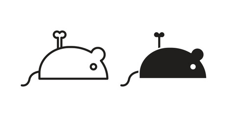 Mouse toy icon vector sign symbol