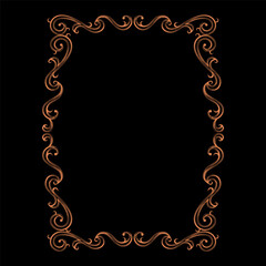 traditional frame for background decoration