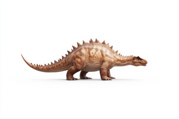 Fototapeta premium Realistic kentrisaurus dinosaur depiction for educational purposes