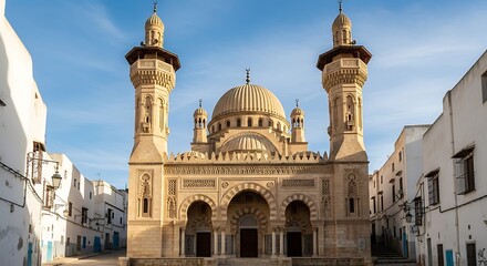 Obraz premium Grand Mosque of Touba Senegal West Africa.