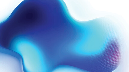 Abstract blue wave shape with smooth gradients and wavy lines