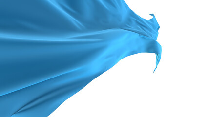 blue satin fabric