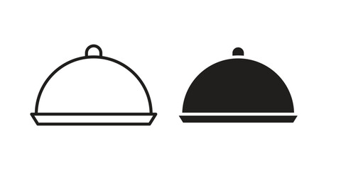Platter icon vector sign symbol