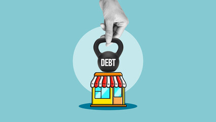 Business in debt burden and rising operational costs. Financial crisis and bankruptcy risk. Debt restructuring and business rescue