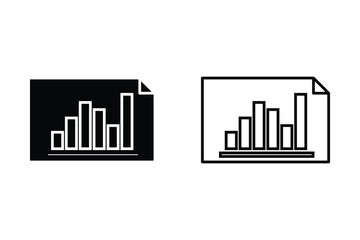 Business growth icons pack in black and white filled and outlined versions..